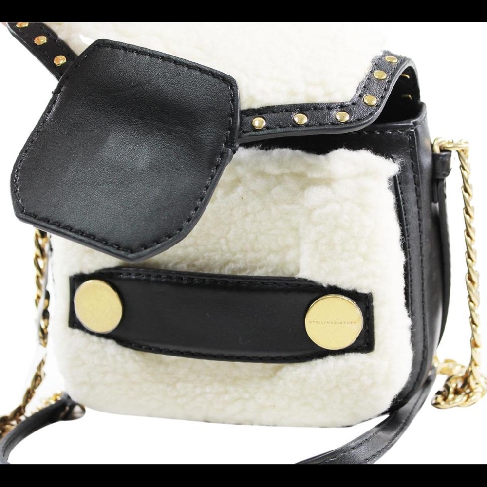 FINAL.Stella McCartney Shearling Fur Crossbody - Picture 4 of 8